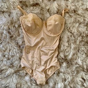 Vintage Adonna light nude shapewear 38D